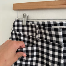 Load image into Gallery viewer, LOFT Julie The Riviera Gingham Pant Black White