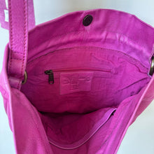 Load image into Gallery viewer, Rock Pepper Scissors Leather Crossbody Bag Pink NWT