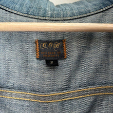 Load image into Gallery viewer, Citizen Of Humanity Snap Front Cropped Denim Jacket Blue S