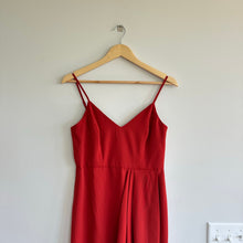Load image into Gallery viewer, Lulus Reinette Rust Red Midi Dress S