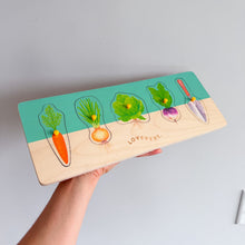 Load image into Gallery viewer, Lovevery The Adventurer Play Kit Community Garden Puzzle Green