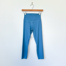 Load image into Gallery viewer, Lululemon Align™ High-Rise Ribbed Crop 23" Blue 4