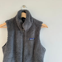 Load image into Gallery viewer, Patagonia Los Gatos Fleece Zip Up Mock Neck Vest Gray S