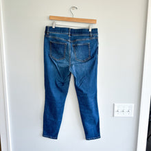 Load image into Gallery viewer, Spanx High Rise Medium Wash Denim Straight Leg Jeans Blue L