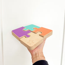 Load image into Gallery viewer, Lovevery 4 pcs Chunky Wooden Double-Sided The Companion Play Kit Jigsaw Puzzle