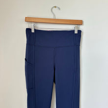 Load image into Gallery viewer, Lilly Pulitzer Luxletic Pull On High Rise Waist Activewear Leggings Blue M