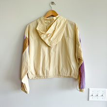 Load image into Gallery viewer, Joy Lab Pullover Hooded 1/2 Zip Cropped Windbreaker Jacket Yellow S