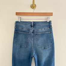 Load image into Gallery viewer, Madewell Cali Demi Boot High Rise Denim Jeans Blue 27T