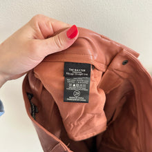 Load image into Gallery viewer, Blank NYC The Baxter Ribcage Straight Leg Faux Leather Cropped Pants Brown 29