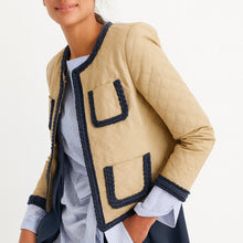 Load image into Gallery viewer, J. Crew Quilted Safari Jacket Khaki 2