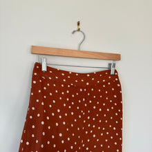 Load image into Gallery viewer, Madewell Tall Huston Pull-On Crop Pants in Inkspot Dots ST