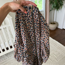 Load image into Gallery viewer, Whistles Silk Blend Terracotta Geometric Print Ruched Dress 4