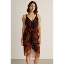 Load image into Gallery viewer, Lafayette 148 New York Floral Print Sheer Scarf Red One Size NWT