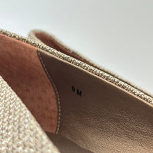 Load image into Gallery viewer, VANEli Metallic Glitter Slip-On Pointed Toe Heels Pumps Gold 9