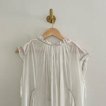 Load image into Gallery viewer, Donna Karan Ultra Matte Jersey Open Side Blouse White S