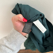 Load image into Gallery viewer, Ann Taylor Lace Knee-Length High Rise Fringe Hem Pencil Skirt Green 2