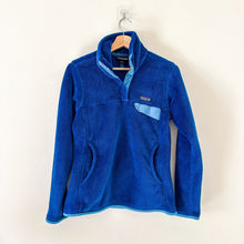 Load image into Gallery viewer, Patagonia Re-Tool Snap-T Fleece Pullover Jacket Blue S