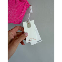 Load image into Gallery viewer, Good American Sparkle Underwired High Rise Bikini Set Pink 2 NWT