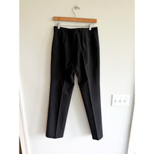 Load image into Gallery viewer, PRADA Vintage Pleated High Rise Straight Leg Trouser Pants Black 46