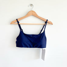 Load image into Gallery viewer, Athleta Scoop Bikini Top Navy M NWT