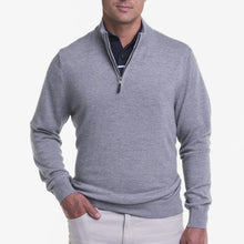Load image into Gallery viewer, Fairway & Greene Baruffa Merino Long Sleeve 1/4 Zip Windsweater Grey XL Gray XL