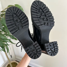 Load image into Gallery viewer, Aerosoles Elena Platform Bootie in Black Combo Leather 8.5