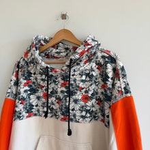 Load image into Gallery viewer, Free People Movement Final Call Buti Hoodie Sweatshirt Scarlet Black Floral S