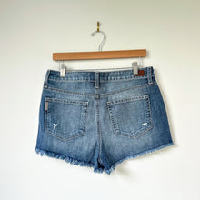 Load image into Gallery viewer, Paige Daryn Distressed Mid Rise Cut-Off Jean Shorts Blue 30 NWT