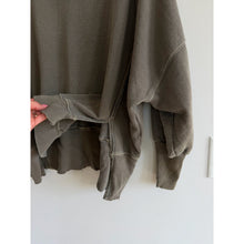 Load image into Gallery viewer, We The Free Camden Oversized Long Sleeve Scoop Neck Sweatshirt Brown XS