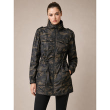 Load image into Gallery viewer, Blanc Noir Mastermind Camouflage Zip Up Anorak Jacket Black L