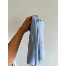 Load image into Gallery viewer, Dagne Dover Zip Closure Hunter Neoprene Toiletry Bag Blue