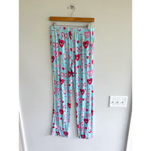 Load image into Gallery viewer, Posh Peanut Sweet Fiona Collection Evil Eye Luxe Pajama Pant Set Blue Pink S