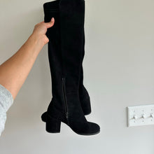 Load image into Gallery viewer, Stuart Weitzman Leather Riding Boots Black 8