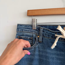 Load image into Gallery viewer, Kut from The Kloth Holly W Drawstring High Rise Wide Leg Jeans Blue 10