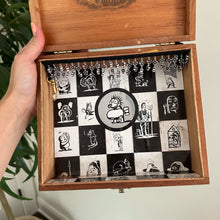 Load image into Gallery viewer, Sancho Panza Wood Cigar Box With Leather Strap Brown