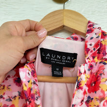 Load image into Gallery viewer, Laundry By Shelli Segal Floral Print Sleeveless Ruffles Casual Maxi Dress Red 10