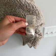 Load image into Gallery viewer, Free People Bff Loopy-Knit Cowl Neck Pullover Sweater Beige S