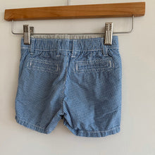 Load image into Gallery viewer, Baby Gap Gingham Pattern Casual Chino Shorts Blue 18-24 M