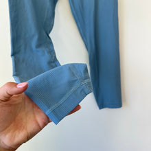 Load image into Gallery viewer, Lululemon Align™ High-Rise Ribbed Crop 23" Blue 4
