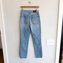 Load image into Gallery viewer, Madewell The Perfect Vintage Full-Length Denim High Rise Straight Jeans Blue 26