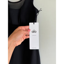 Load image into Gallery viewer, Alo Yoga Airlift Double Tennis Sleeveless Activewear Mini Dress Black M NWT