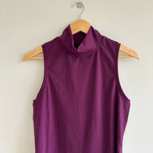 Load image into Gallery viewer, Kit And Ace The Base Mock Neck Sleeveless Tank Purple L