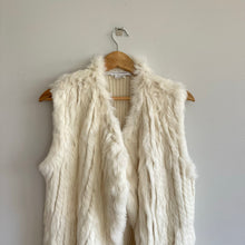 Load image into Gallery viewer, Diane Von Furstenberg Denver Rabbit Fur Cashmere Blend Sweater Vest M