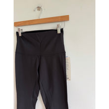 Load image into Gallery viewer, Lululemon Wunder Under Cropped High Rise Activewear Leggings Black 6 NWT