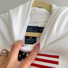 Load image into Gallery viewer, Polo Ralph Lauren Team USA Winter Olympics '26 Hoodie Sweatshirt White 4 NWT