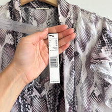 Load image into Gallery viewer, Elie Tahari Bree Silk Shirt Quartz Multi M NWT