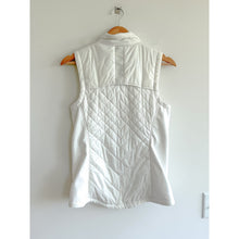 Load image into Gallery viewer, Athleta Zip Up Mock Neck Insulated Outdoor Quilted Vest White M