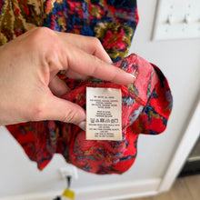Load image into Gallery viewer, Anthropologie Maeve Printed V-Neck Mini Shift Dress Red L