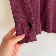 Load image into Gallery viewer, Lululemon Swiftly Tech Long Sleeve Crew Top Dark Adobe / Misty Merlot 6