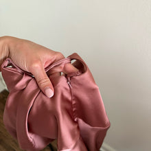 Load image into Gallery viewer, Revelry Skye Satin Cowl Neck Sleeveless Front Slit Maxi Dress 0